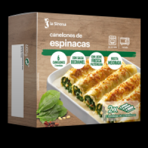 LaSirena  Canelones de espinacas con bechamel