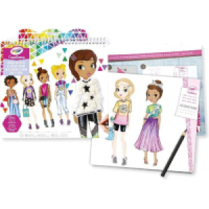 Crayola - Kit de dibujo y diseño de moda ㅤ