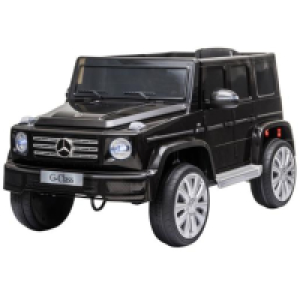 Homcom - Vehículo batería con mando Mercedes Negro