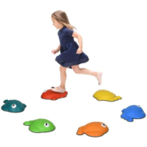 Homcom - Juego equilibrio seis piezas Peces