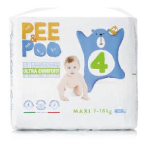 The Pee & The Poo - Pañales Maxi T4 para 7-18 kg - 38 uds 7.19 €