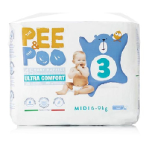 The Pee & The Poo - Pañales Midi T3 para 6-9 kg - 45 uds 7.19 €