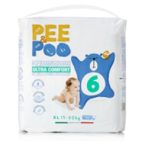 The Pee & The Poo - Pañales XL T6 para 15-30 kg - 29 uds 7.19 €