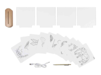 Set de manualidades con Pizarra Led