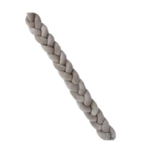 Plastimyr - Protector de Cuna Twist Gris 200 cm