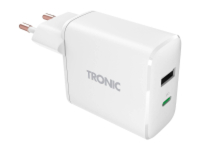 Cargador de pared rápido USB C y USB A