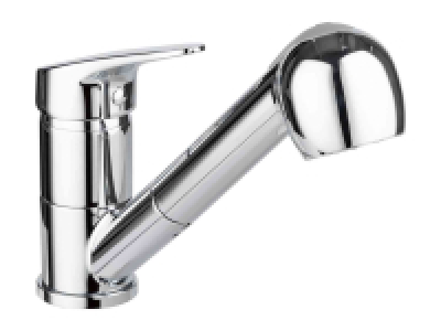 Grifo monomando de cocina con manguera extraíble