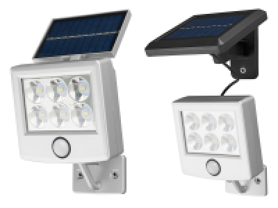 Foco solar LED con sensor de movimiento