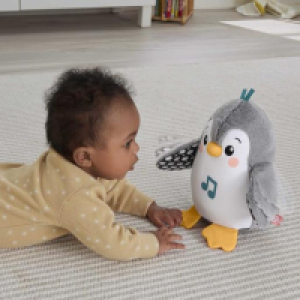 Fisher Price - Peluche musical con aleteo de pingüino ㅤ