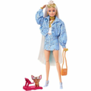 Barbie - Muñeca Extra - Conjunto estampado bandana