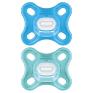 Mam - Pack 2 chupetes Comfort silicona 0-3 meses azul