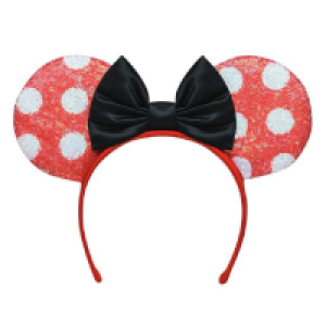 Minnie Mouse - Diadema orejas rojas 4-6 a&ntilde;os