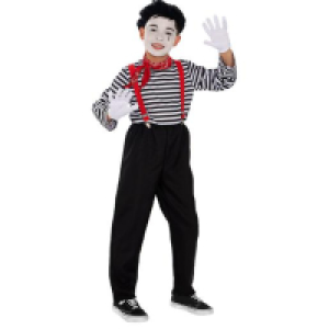 Disfraz de mimo para niño 3-4 años