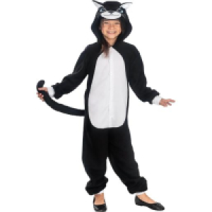 Disfraz gato onesie para niños 3-4 años