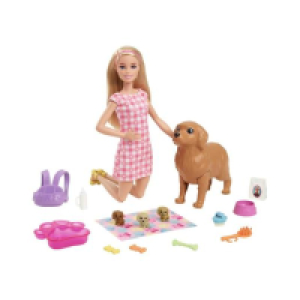 Barbie - Pack muñeca con mascotas