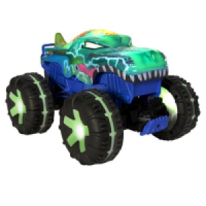 Hot Wheels - Coche teledirigido Mega-Wrex con luces