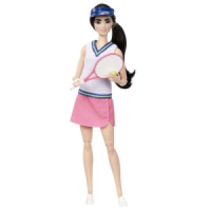 Barbie - Muñeca tenista con raqueta y bola