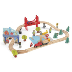 Woodn Play - Circuito de tren 60 piezas