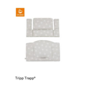 Stokke - Cojín para silla Tripp Trapp gris con estrellas