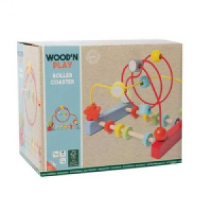 Woodn Play - Montaña rusa de bolas en madera