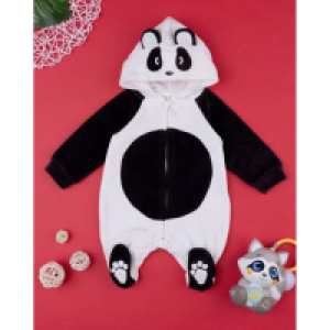 Mono de bebé de terciopelo panda