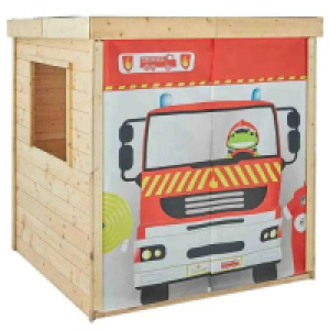 Casita infantil de madera Bombero