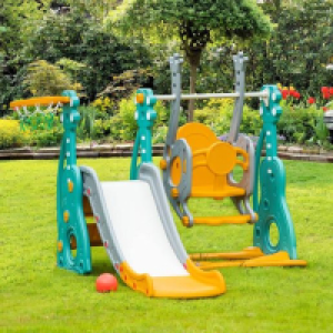 Homcom - Tobogán infantil con columpio 149.99 €