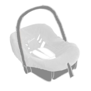 Giordani - Funda blanca para silla gr. 0+