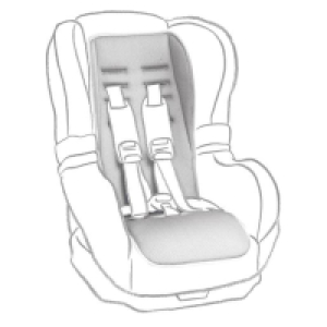Giordani - Colchoneta para silla de auto grupo uno