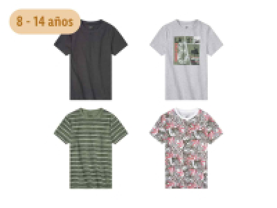 Camisetas júnior pack 2