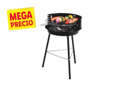 Barbacoa redonda de carbón