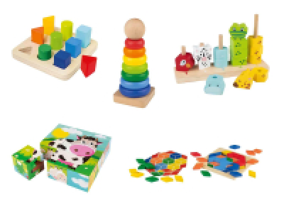 Lidl  Juguetes de motricidad de madera