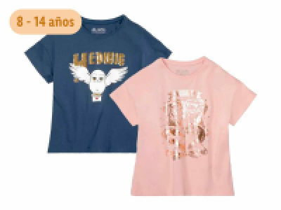 Camisetas júnior Harry Potter pack 2