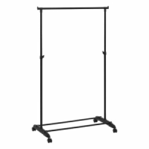 PERCHERO EXTENSIBLE CON RUEDAS 110-160X80X42CM