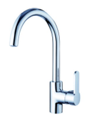 GRIFO DE COCINA MONOMANDO CAÑO SUPERIOR