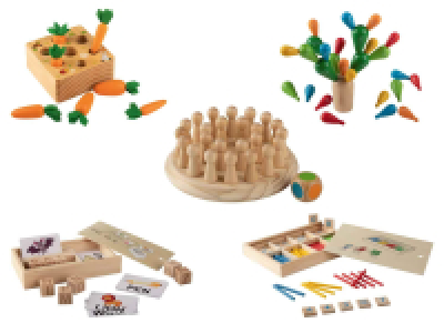 Habilidades motoras de madera Montessori