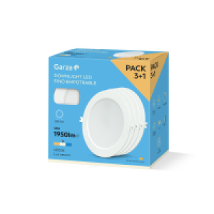 DOWNLIGHT Ø22CM 18W 1950LM 40K PACK 4UD