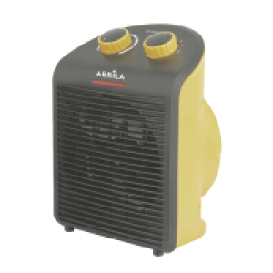 Bricoking  TERMOVENTILADOR ELECTRICO CROACIA AMARILLO/NEGRO 2000W