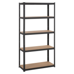 ESTANTERIA NEGRA KREATOR 180X40X90CM 175KG