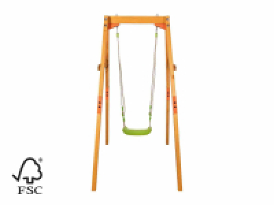 Columpio de madera
