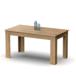Bricoking  MESA COMEDOR 77X140-195X80CM ROBLE GOLD
