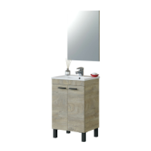 MUEBLE BA&Ntilde;O KONCEPT 50 ROBLE ALASKA