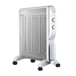 Bricoking  RADIADOR MICA 4 EL 2 POTENCIAS 2000W BLANCO/PLATA