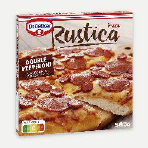 Pizza r&uacute;stica pepperoni Dr. Oetker